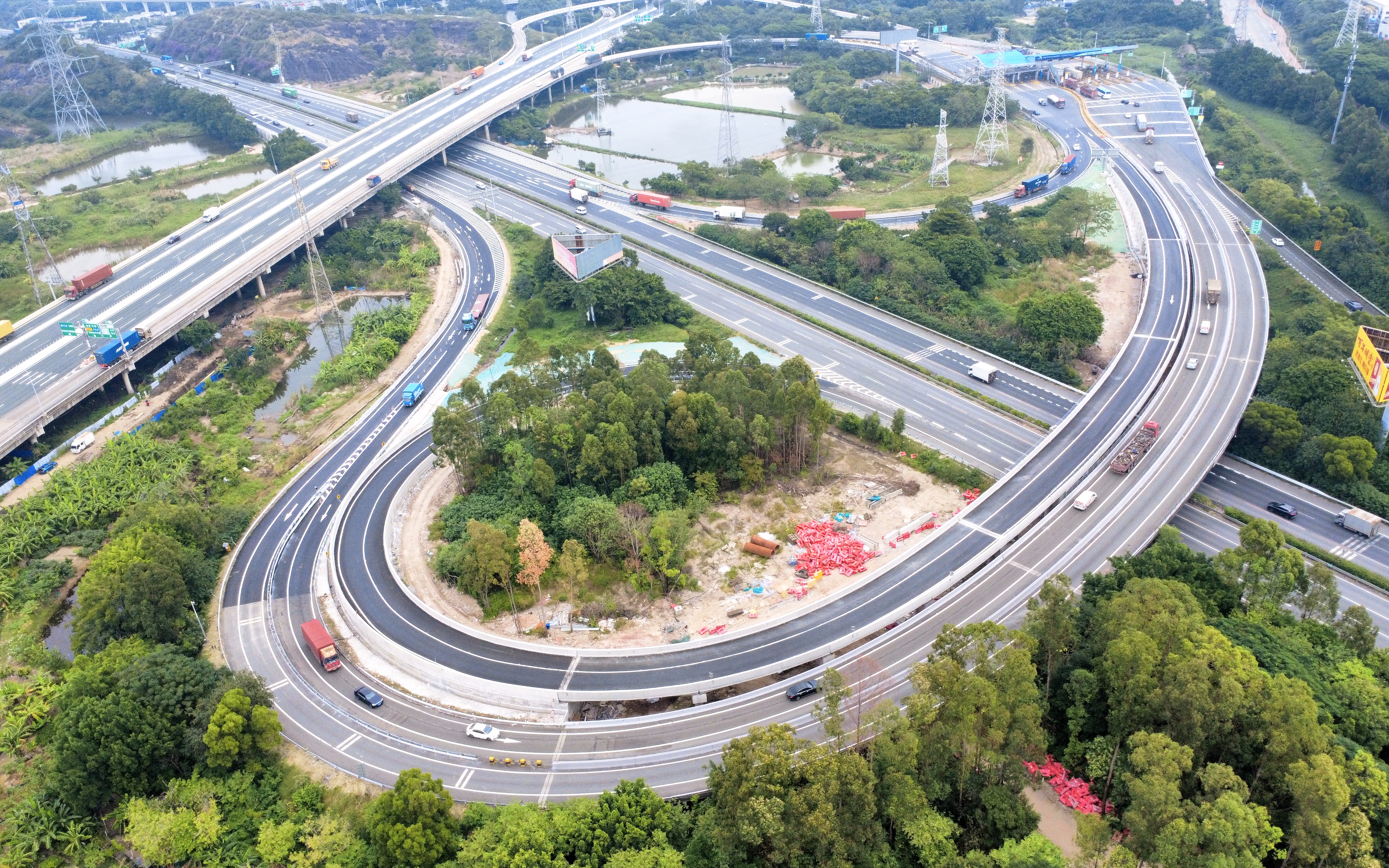 助力全运会顺畅出行，广珠北段黄阁互通立交焕新通车