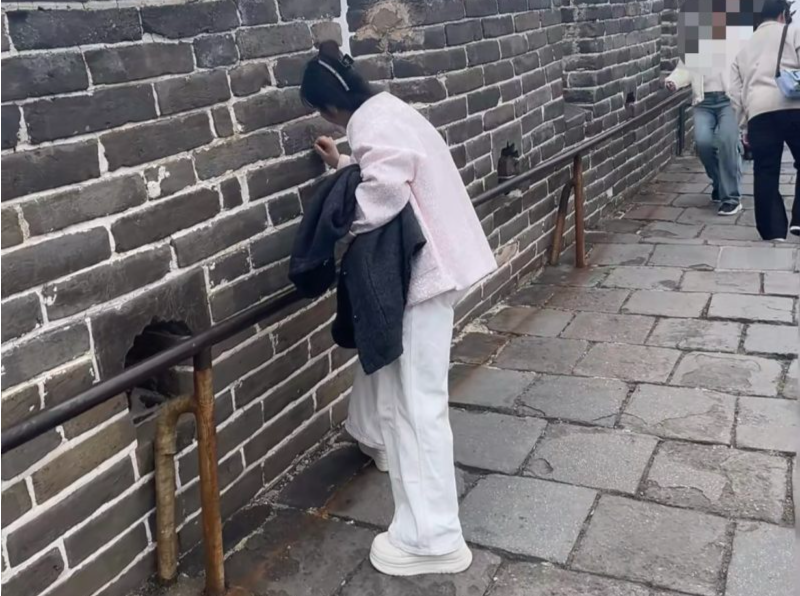 游客八达岭长城刻字被劝阻仍我行我素，派出所：属实，已立案调查 