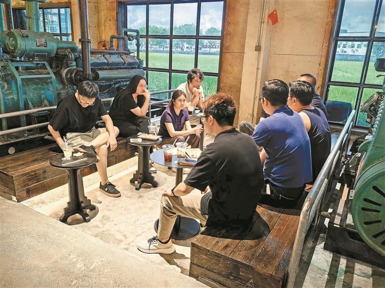 中山崖口旧电厂改造  乡村旧厂房变身网红咖啡馆