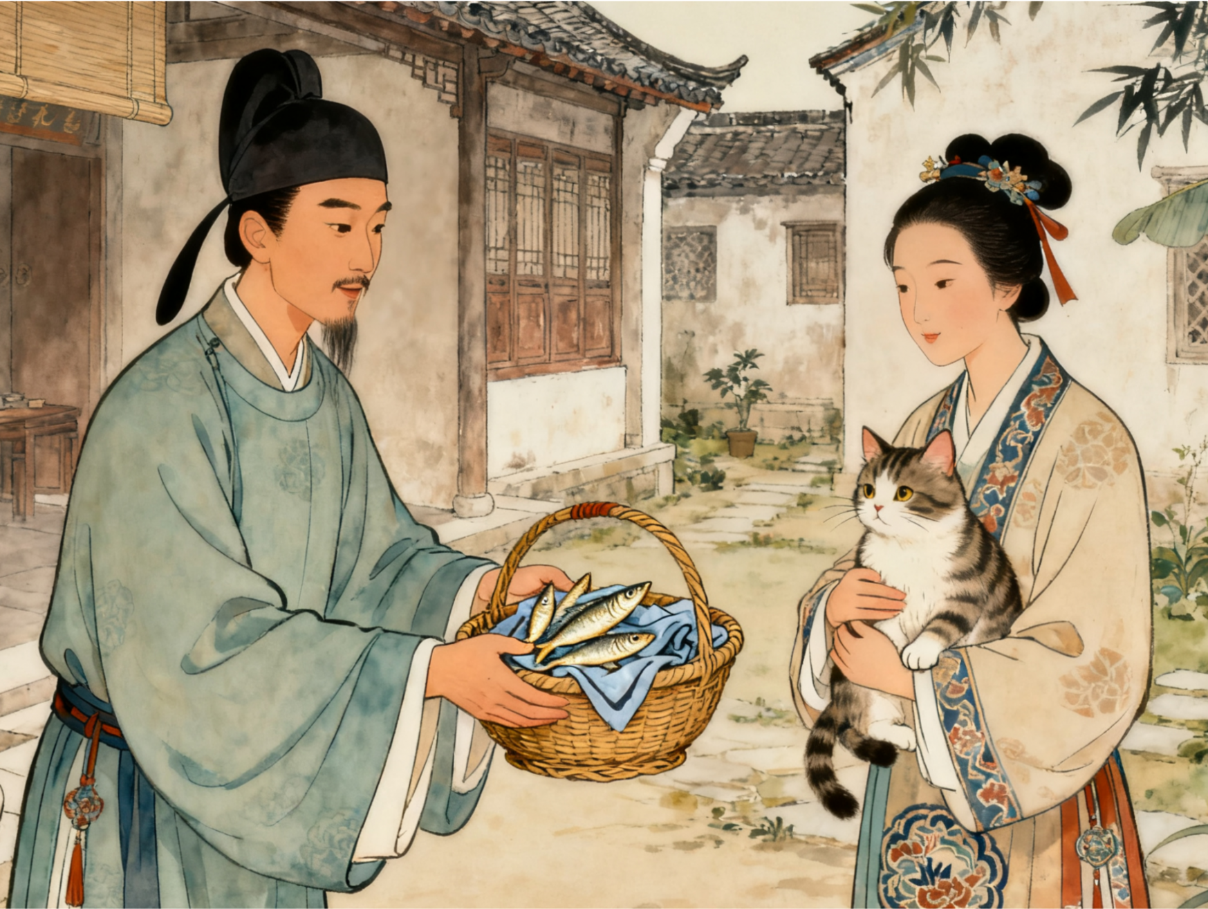 宠域talk｜盐茶为聘、契书为证，热播古装剧里的“聘猫礼”火了！