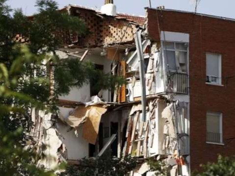 西班牙马德里市中心建筑倒塌已致4人死亡