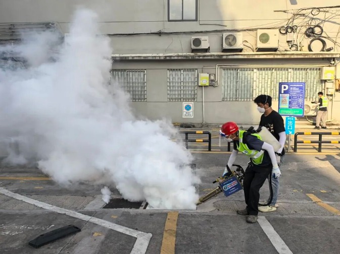 清积水、灭蚊虫，东莞镇街落细落实蚊虫防控措施