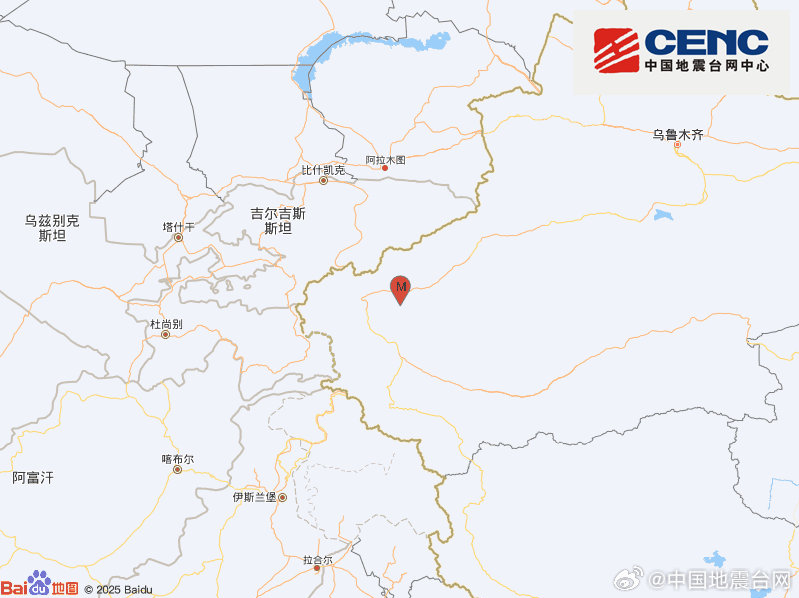新疆喀什伽师县发生4.0级地震 震源深度40公里 