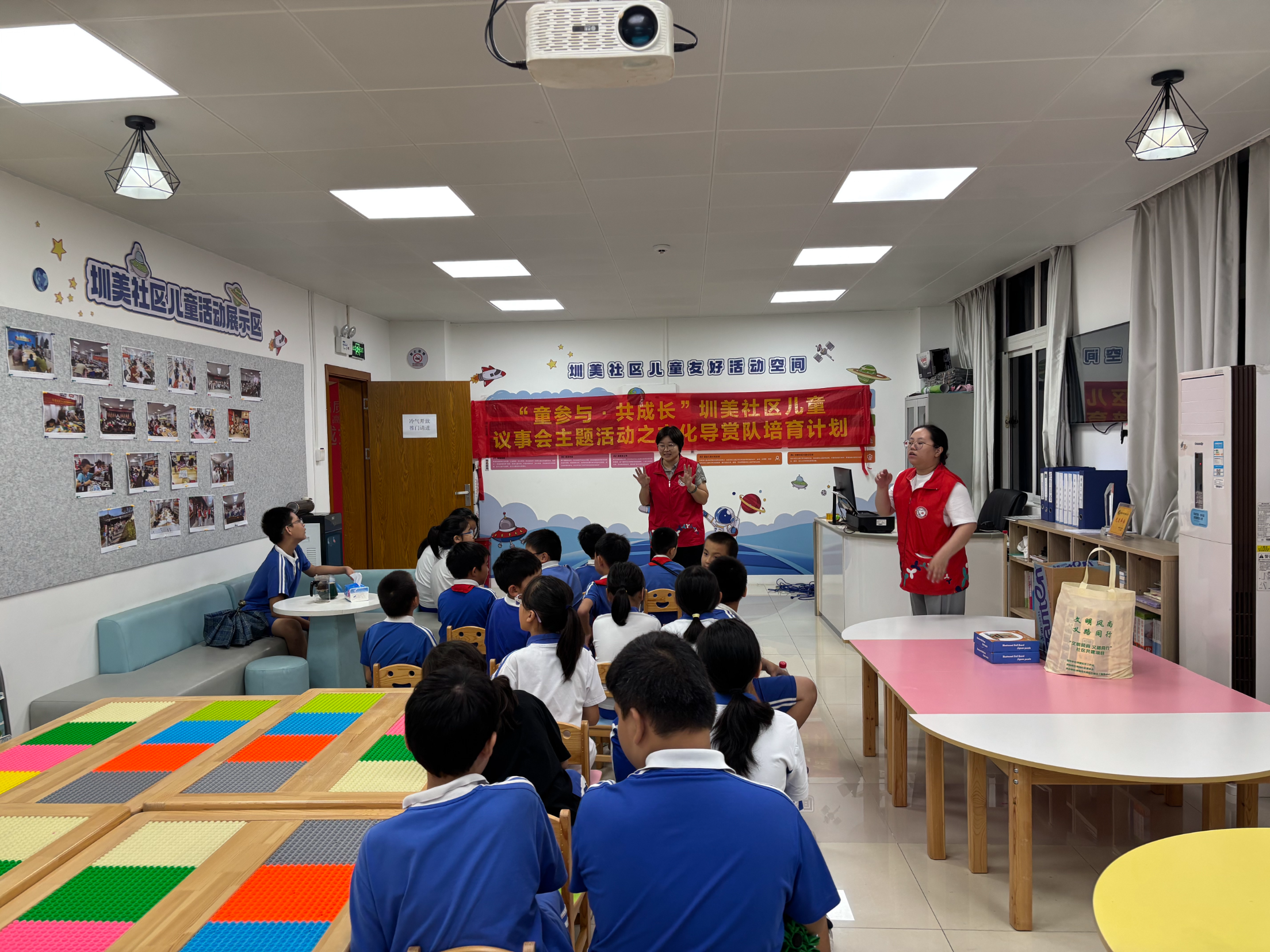童声议社区 巧手绘未来!新湖圳美社区儿童议事会激活友好家园新活力