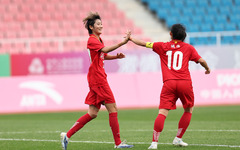 全运会丨足球——女子成年组小组赛：湖北队胜河南队（1）