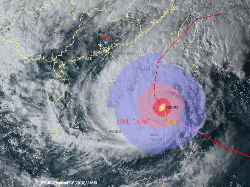 温度记｜16级大风+大暴雨！台风+冷空气双重发力，深圳气温将重回“1”字头