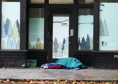 波特兰街头的无家可归者（5）