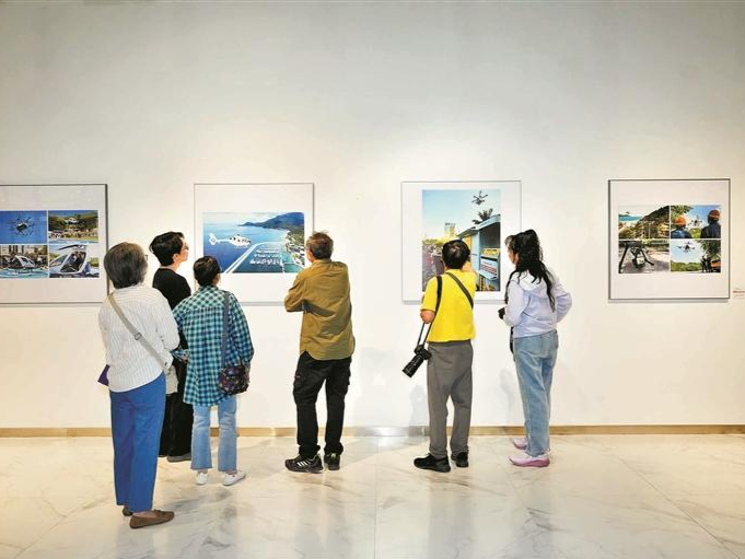 从空中定格“奇迹之城” 2025深圳低空经济主题摄影展开幕