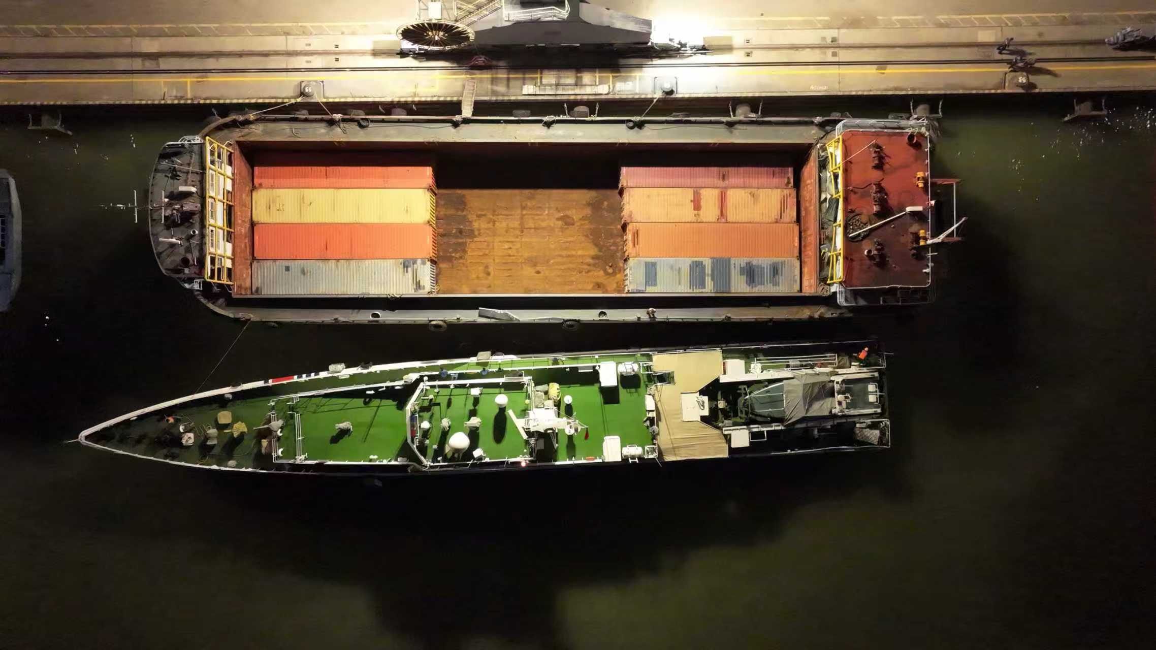 广东海警斩断海上走私链 查获220余吨“问题冻品”案值700万