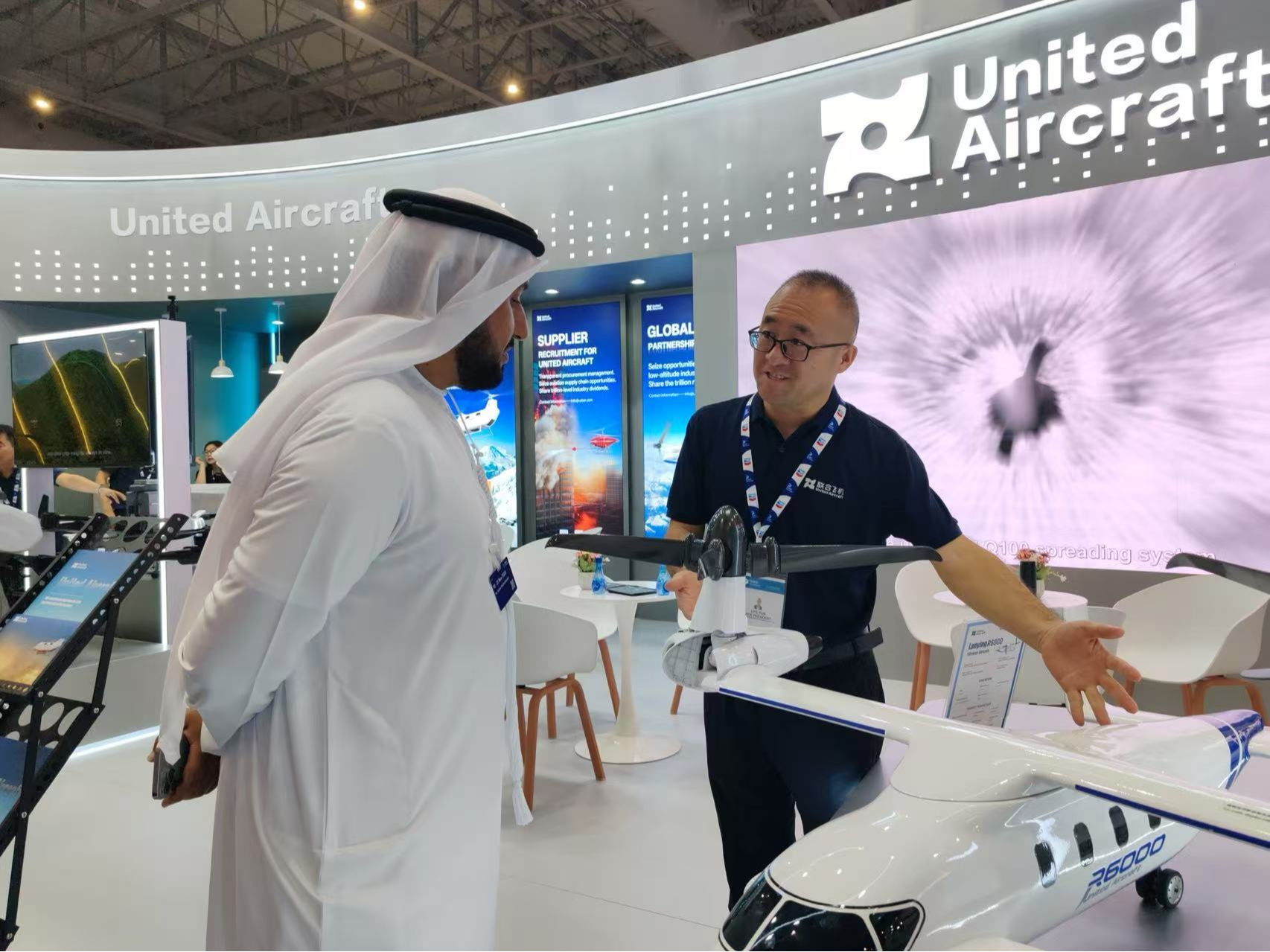 联合飞机在迪拜航展斩获1600架重载工业级无人机订单