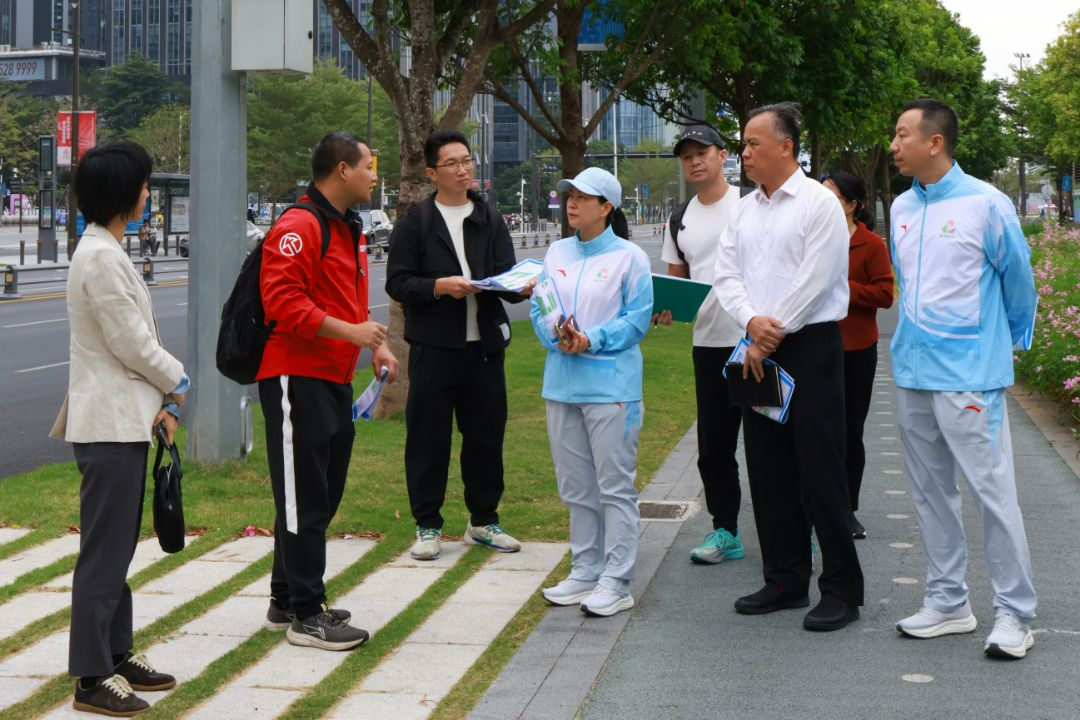 市残联领导到宝安指导残特奥会马拉松项目筹备工作