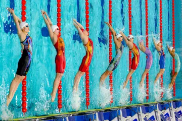 “镜”彩全运|极致魅力,力与美的交响犹如水上芭蕾,太美了!