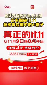 京东11.11超三万“数字员工”上岗，揭秘“买买买”背后的AI搭子