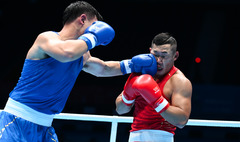 （全运会）（6）拳击——男子92公斤级八分之一决赛：张继磊晋级