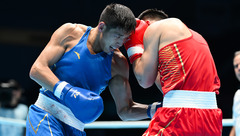 （全运会）（7）拳击——男子71公斤级八分之一决赛：王培成晋级