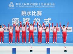 十五运会跳水项目首金花落广东队
