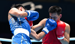 （全运会）（12）拳击——男子71公斤级八分之一决赛：李国锋晋级