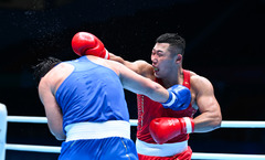 全运会 | 男子拳击92公斤级八分之一决赛：张继磊晋级（3）