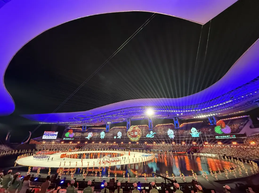 十五运会开幕式现场图燃爆了