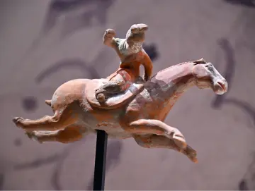 深圳十五运会期间推配套文化活动 光明赛场观马上竞技 深博展厅赏盛唐马术