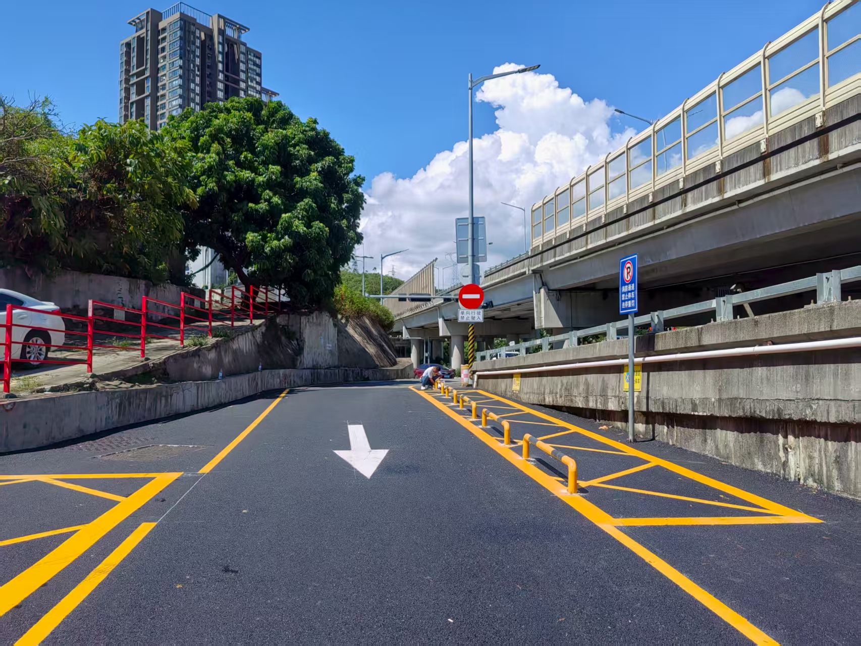 民生工程暖民心 葵丰社区环村路东段提升工程完工