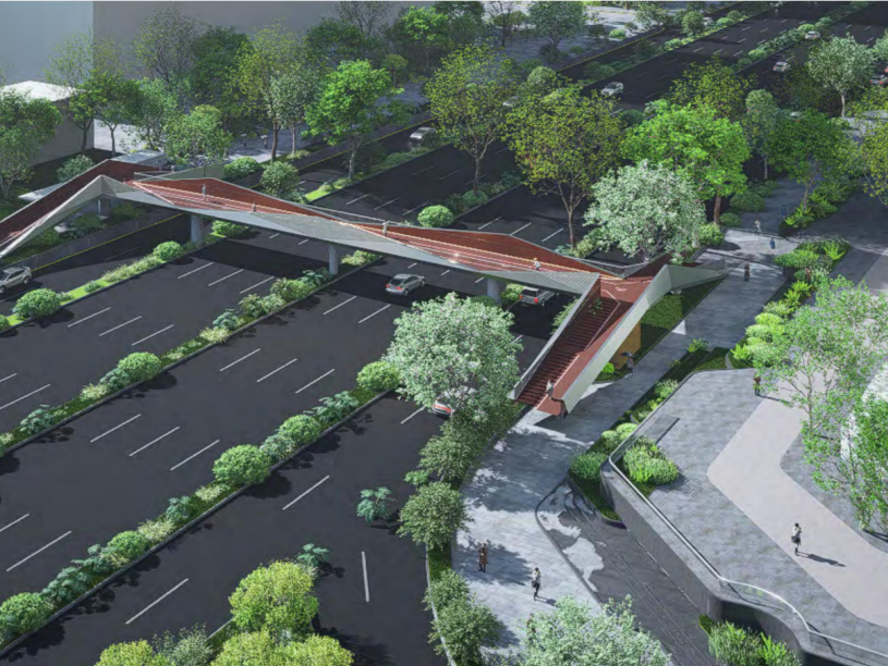 这座深圳最“blingbling”的天桥，即将完工启用