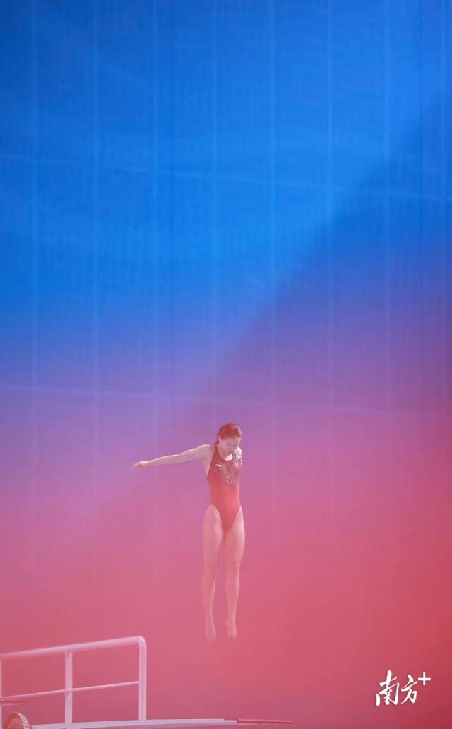 林珊在比赛中。