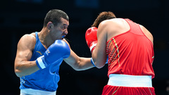 （全运会）（7）拳击——男子92公斤级八分之一决赛：孟繁龙晋级