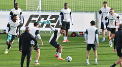 （外代二线）（4）足球——欧冠联赛：尤文图斯队赛前备战