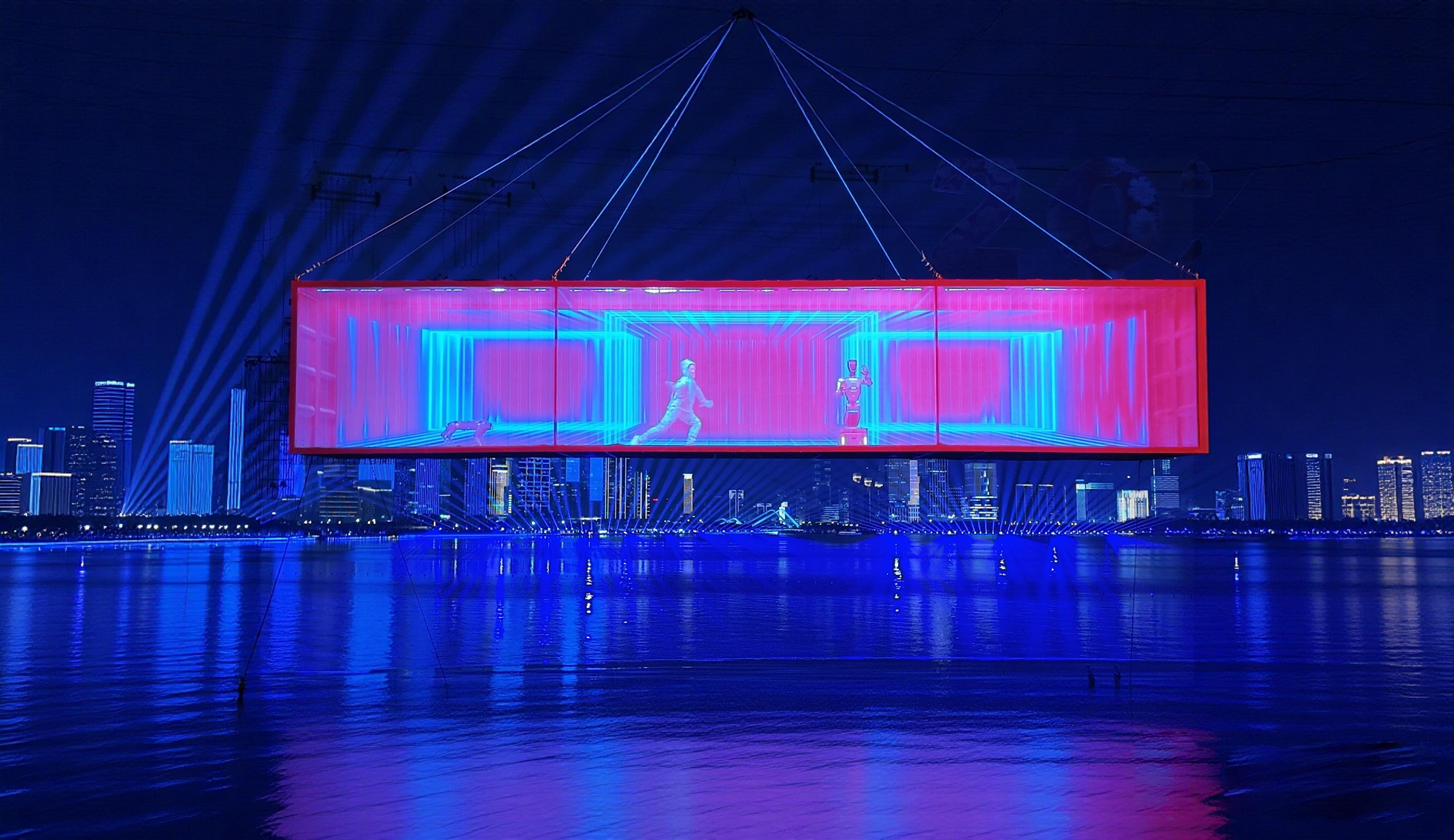 全运会闭幕式上演海上机器人共舞，展现中国高端制造硬实力