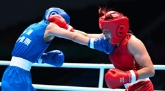 全运会 | 女子拳击66公斤级八分之一决赛：禹立赛晋级（7）