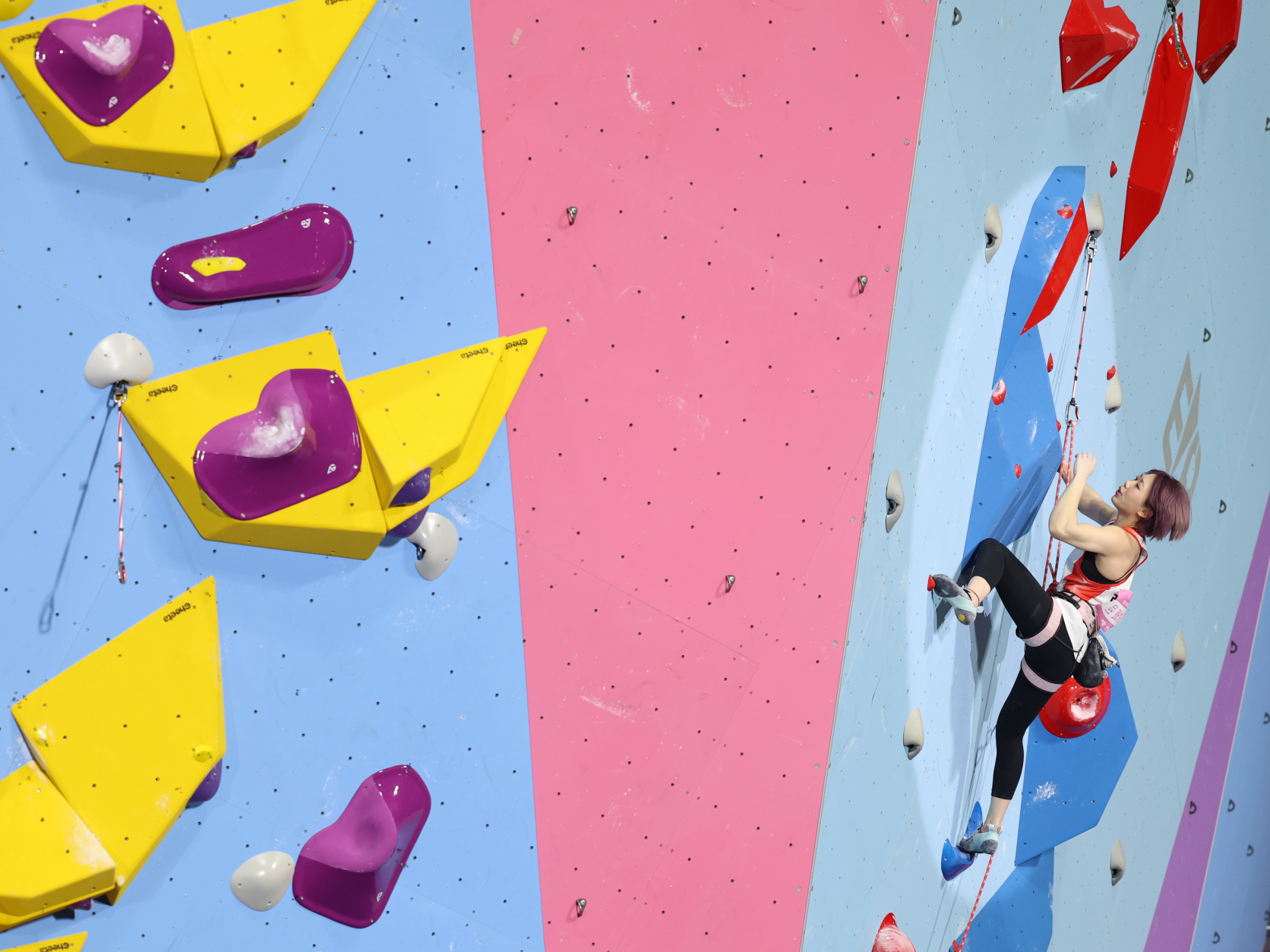 攀岩女子难度深圳张悦彤夺冠！连续三届全运会入账金牌