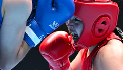 全运会 | 女子拳击66公斤级八分之一决赛：禹立赛晋级（4）