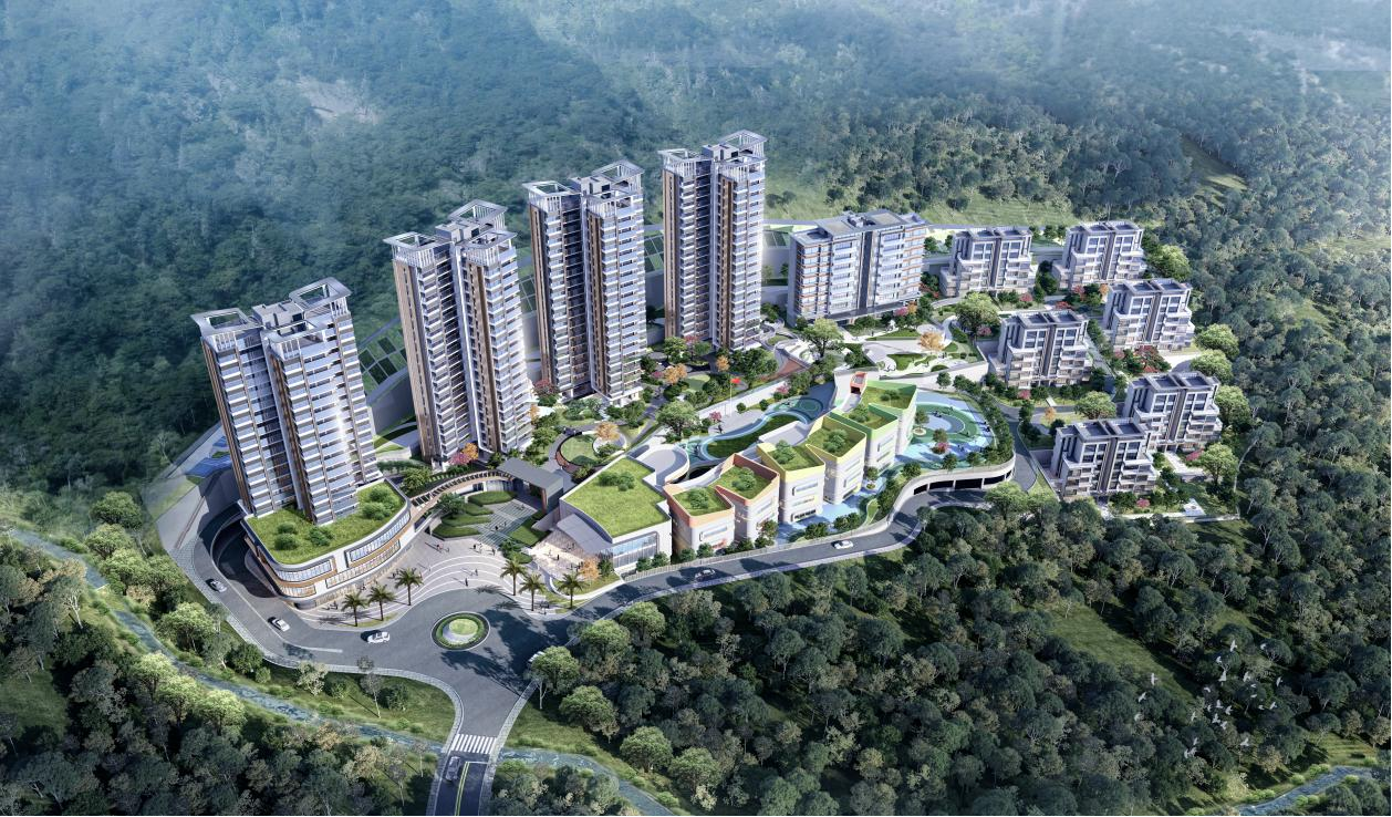 盐田港悦观云轩项目主体结构封顶