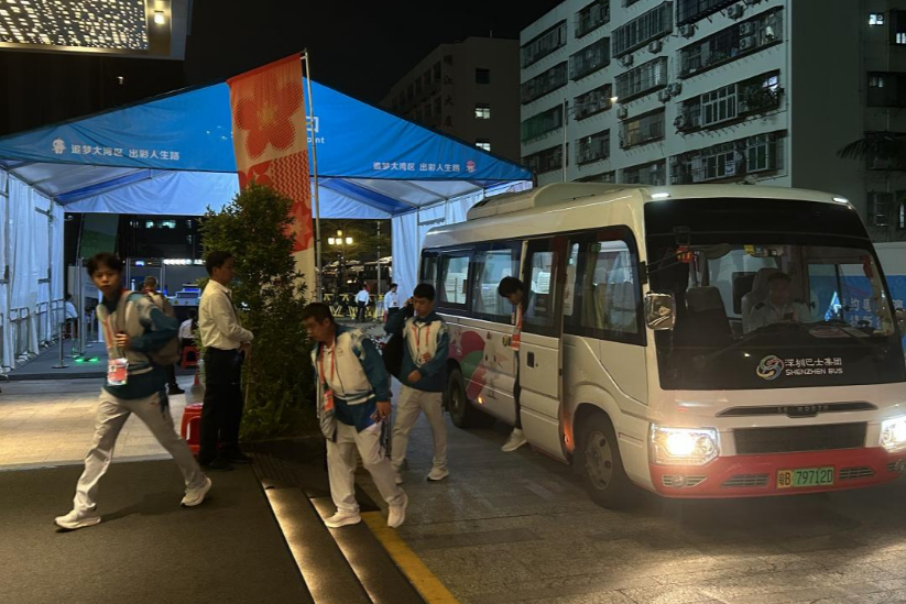 护航十五运：深巴第五分公司南头车队场外“温情接力赛”