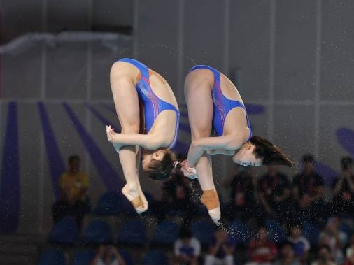 全红婵时隔半年复出“首秀”！广东队斩获十五运会跳水项目首金