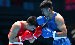 （全运会）（10）拳击——男子71公斤级八分之一决赛：李国锋晋级