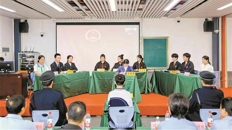 马田街道联合区人民检察院开展模拟法庭活动