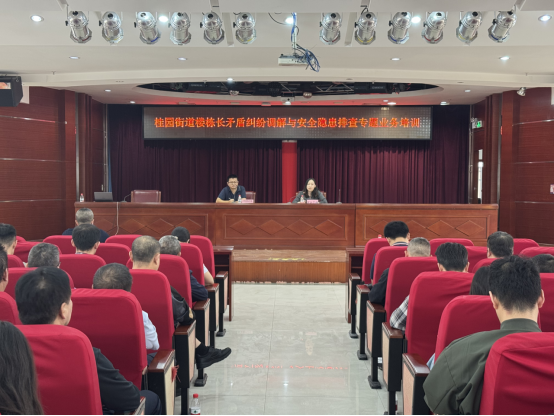 罗湖区桂园街道开展楼栋长专题业务培训