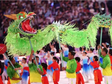 “大鱼海棠”在这一刻具象化了!十五运会开幕式非遗亮点全揭秘→