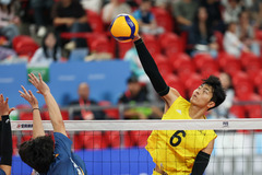 全运会丨排球——男子18岁以下组小组赛：浙江队胜澳门队（1）