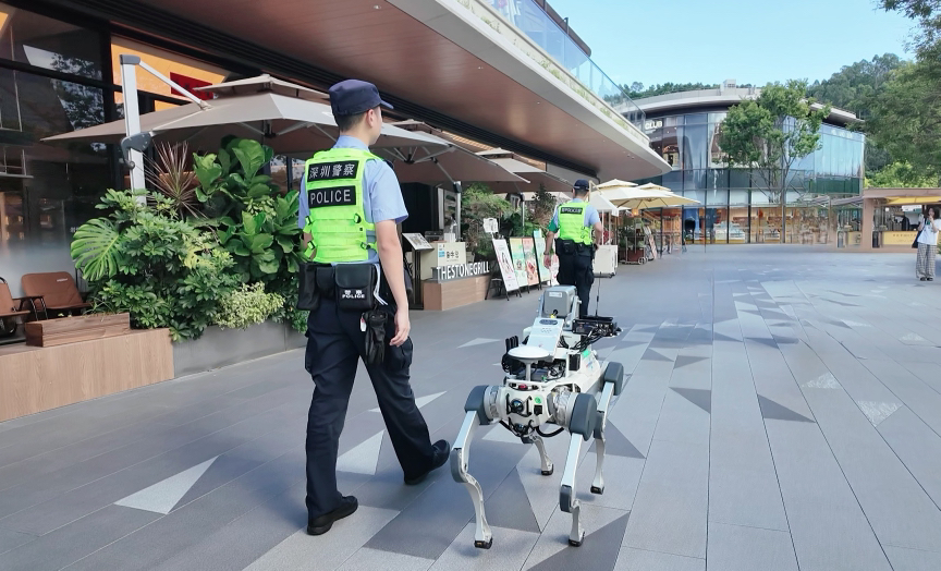深圳：多型机器人助力十五运会安保