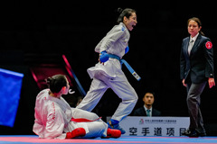 （全运会）（3）空手道——女子个人61公斤级：北京队龚莉夺冠