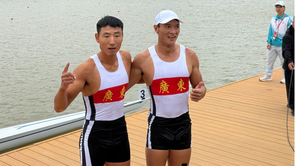 祝贺！宝安运动员十五运会首金来啦 倪旭林获赛艇冠军，为广东、深圳取得“开门红”