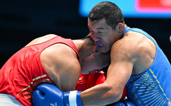 （全运会）（5）拳击——男子92公斤级八分之一决赛：孟繁龙晋级