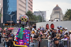 墨西哥城举行亡灵节游行（3）