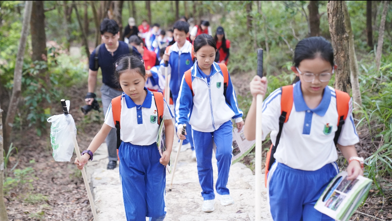 生火、辨向、营救……深圳这群小学生挑战野外生存