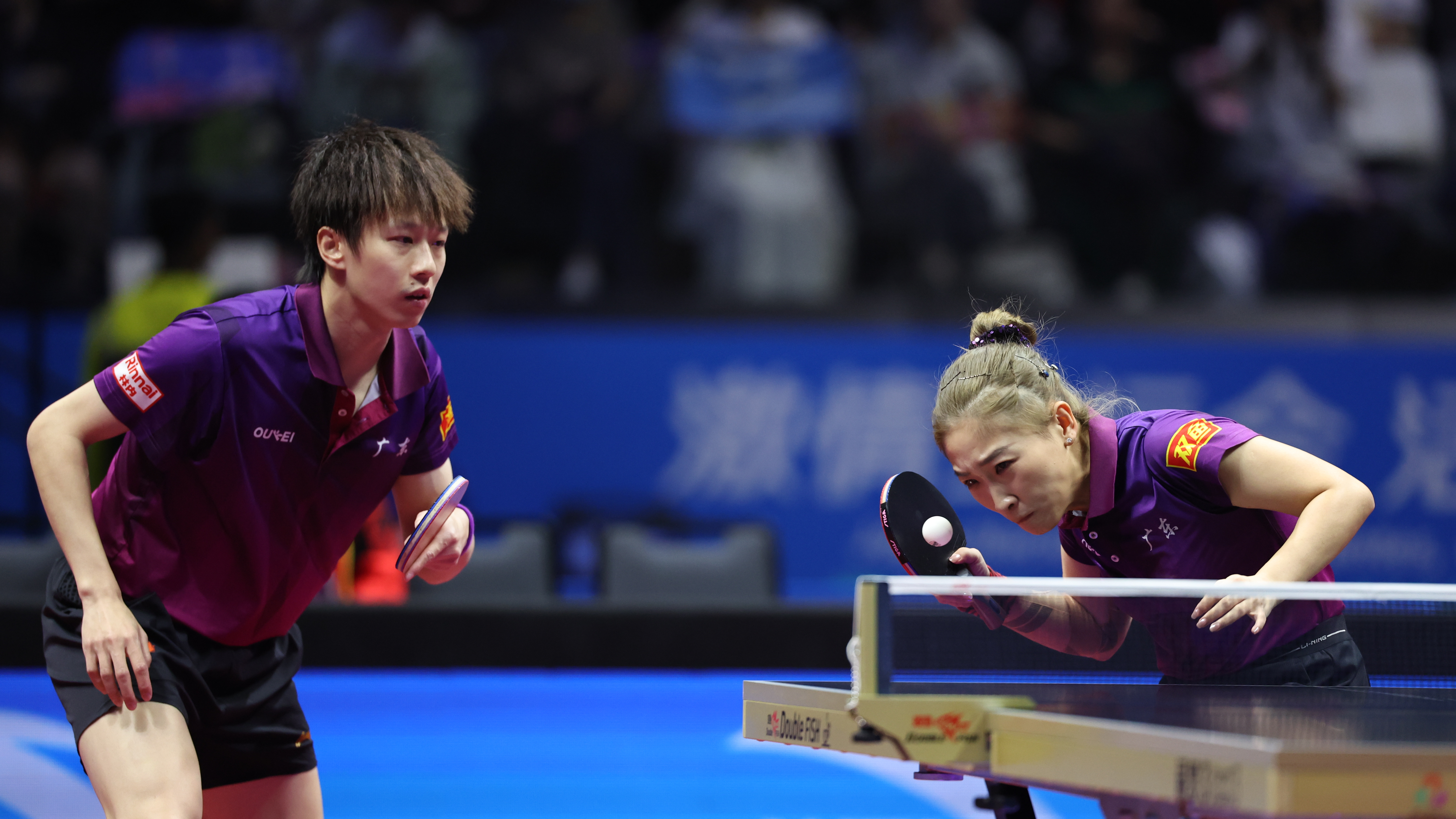 林高远/刘诗雯十五运会混双摘金,宝安已创全运会历史最佳战绩