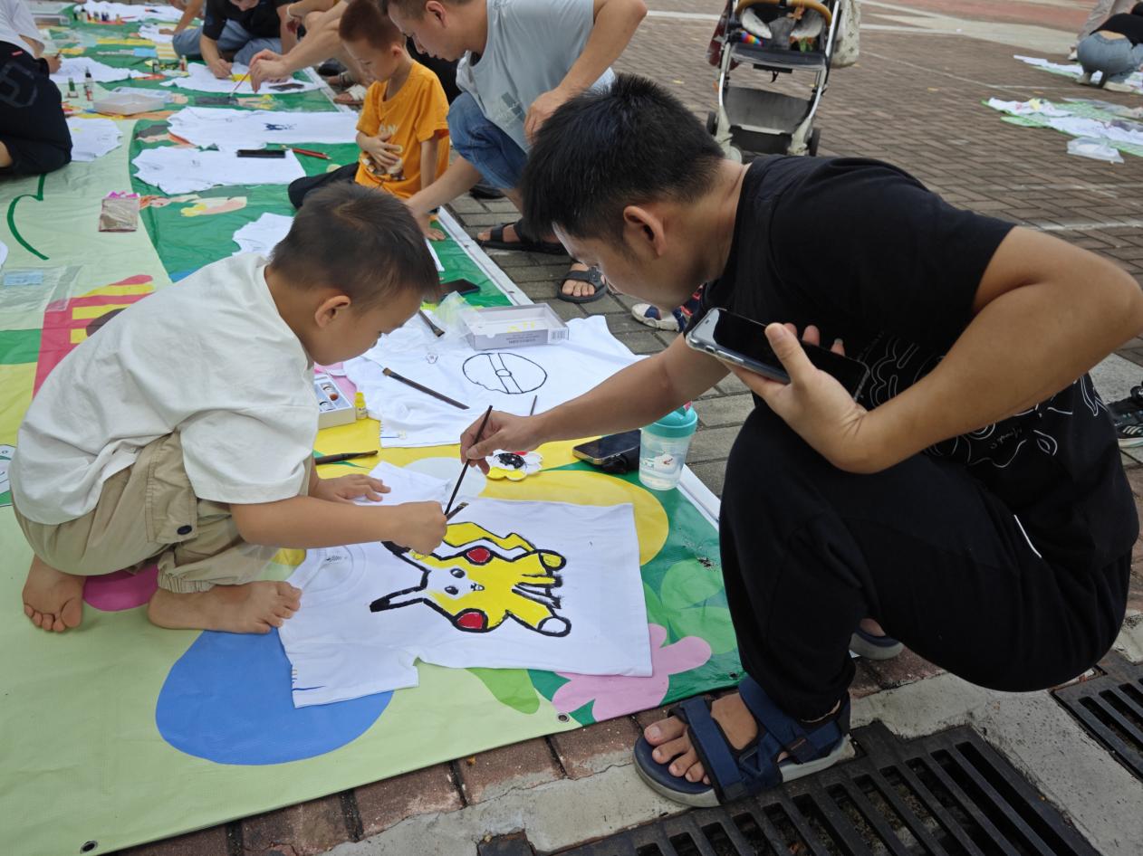 西丽街道麻磡社区父子体验营活动温情开展