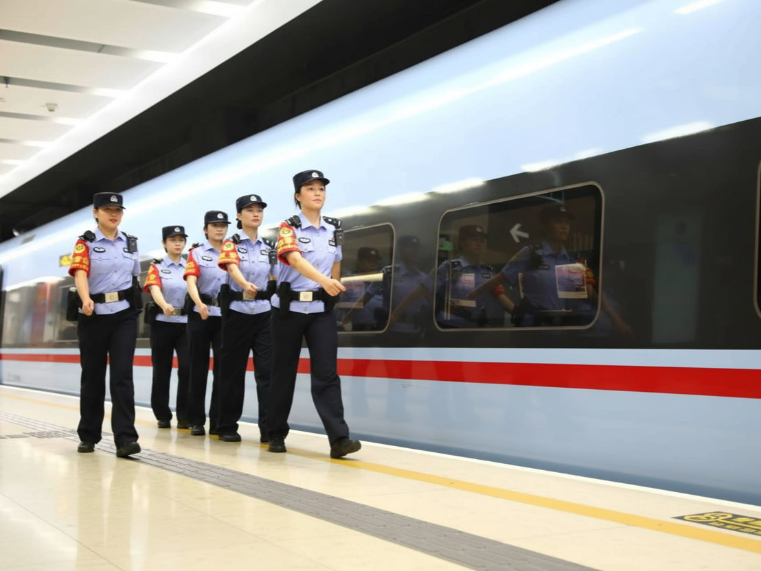 深铁警花护盛会！“鹏乘枫警”女子乘警组 “满格”迎接十五运